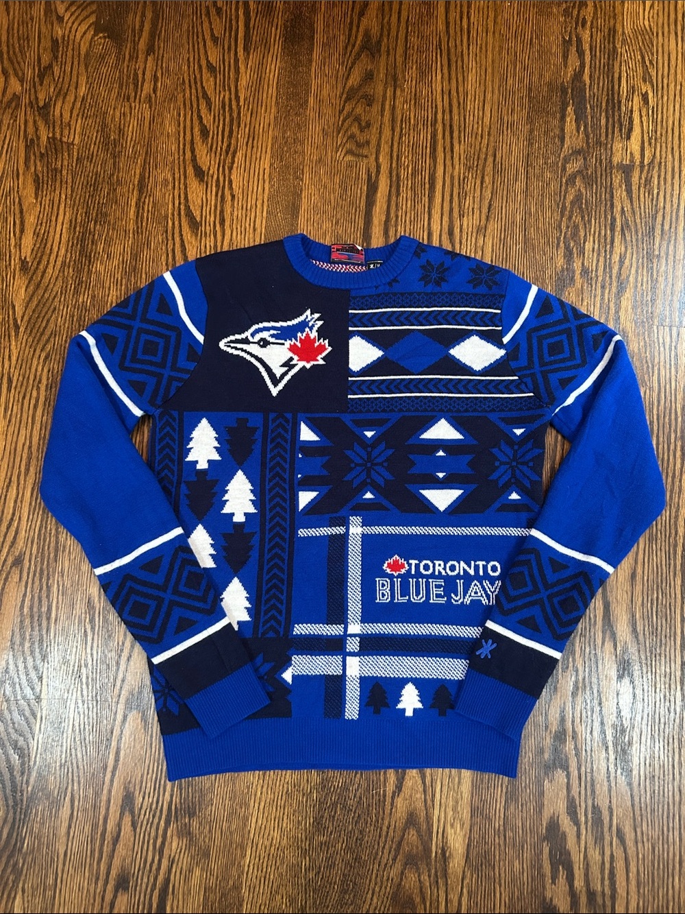 Toronto Blue Jays Knit Christmas Sweater